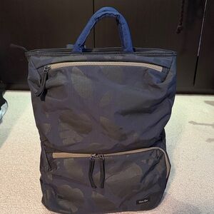 Steven Alan Blue Camo Backpack for Men. Multi Pockets Very Functional. New